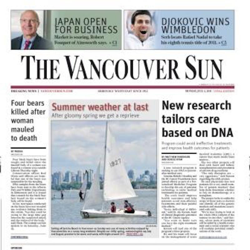 THE VANCOUVER SUN